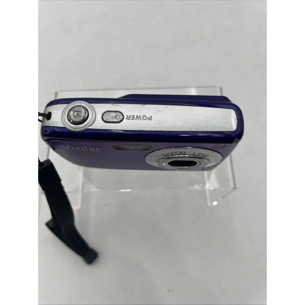Vivitar ViviCam 7022 Digital Camera 7.1MP 4x Zoom+Battery+SD Card-TESTED